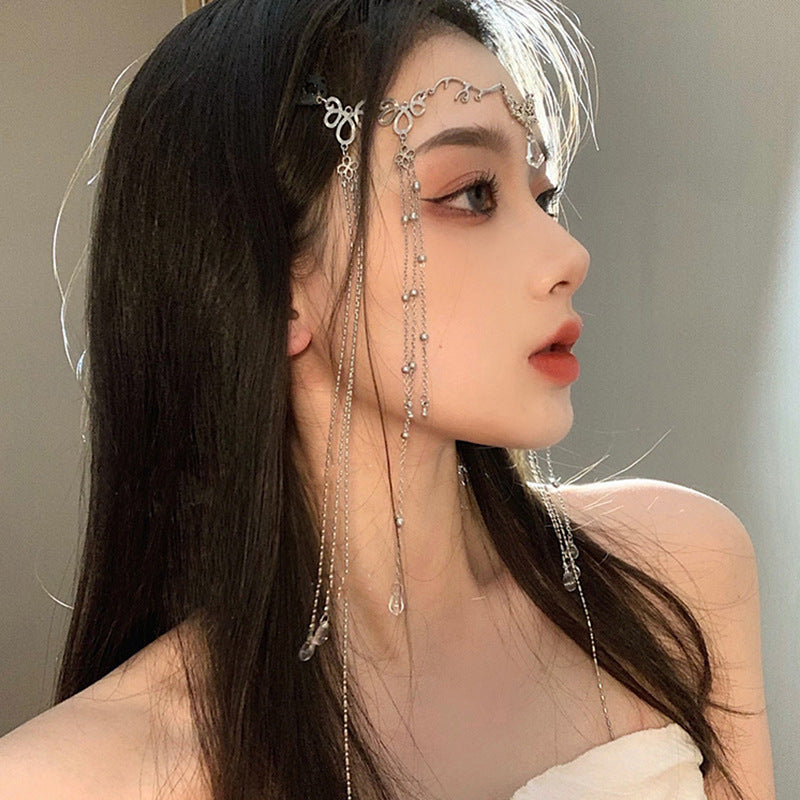 Fashion Water Drop Long Tassel Hairpin EX-STOCK Canada 