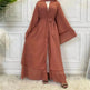 Fashionable Arab Cardigan Chiffon Robe - EX-STOCK Canada