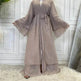 Fashionable Arab Cardigan Chiffon Robe - EX-STOCK Canada