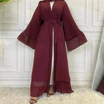 Fashionable Arab Cardigan Chiffon Robe - EX-STOCK Canada
