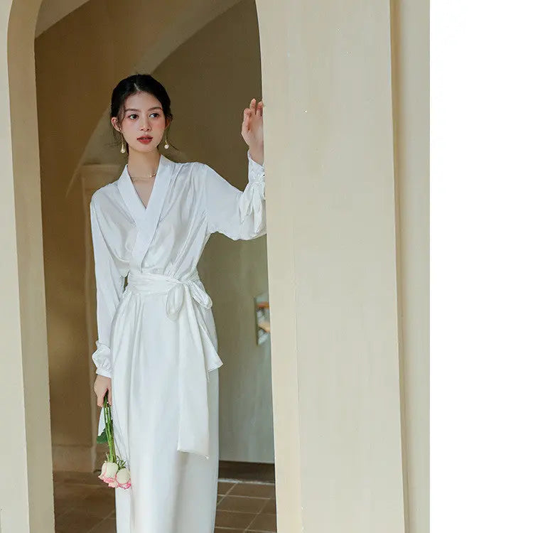 Fashionable Breathable Ice Silk Pajamas For Women - EX-STOCK Canada