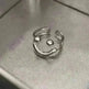 Fashionable Jewelry Adjustable Opening Ring Smiley Cute Happy Face Ring - EX-STOCK CANADA