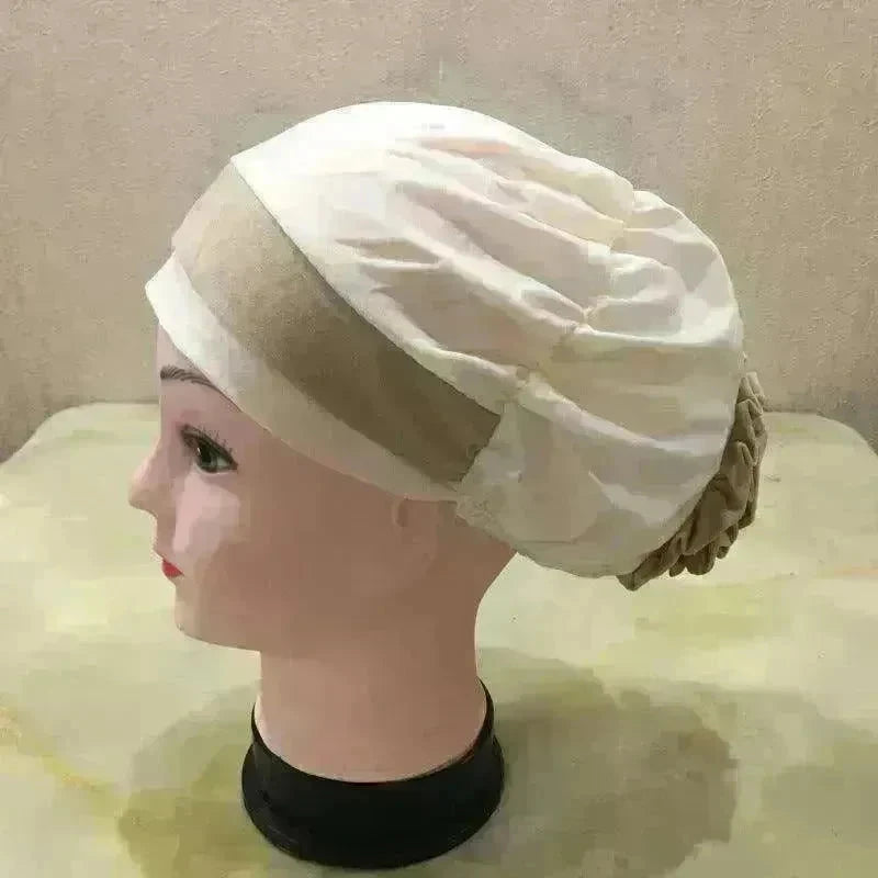 Fashionable Women's Double Color Board Bead Caps - EX-STOCK CANADA