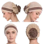 Fashionable Women's Double Color Board Bead Caps - EX-STOCK CANADA
