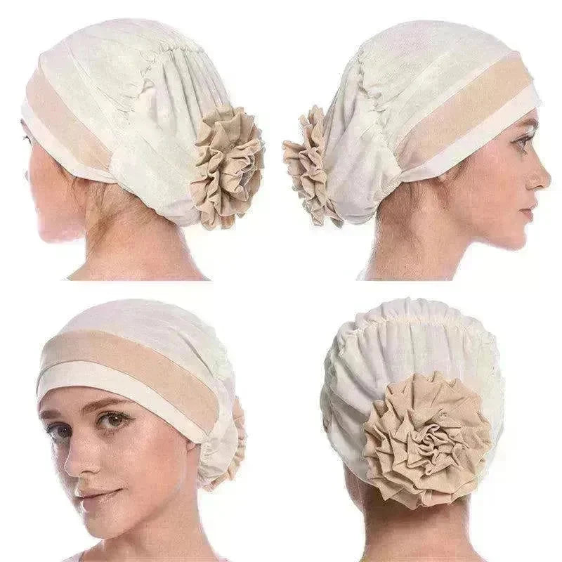Fashionable Women's Double Color Board Bead Caps - EX-STOCK CANADA