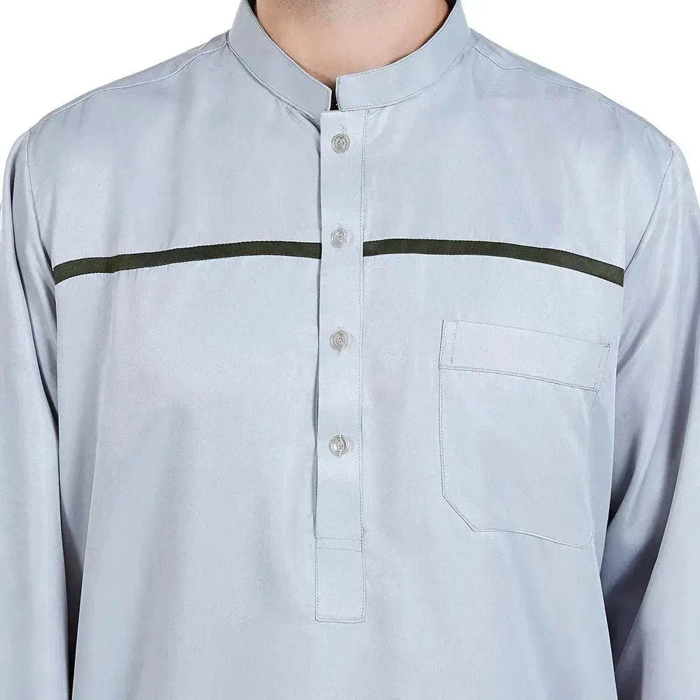 Fashionable and Elegant Foreign Trade Arab Middle East Men's Robe Moroccan Men's Jalabiya - EX-STOCK Canada