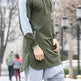 Fashionable and Elegant Mens Colorblock Robe Arab Zip Pocket Sweatshirt Moroccan Men's Jalabiya - EX-STOCK Canada