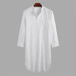 Fashionable and Elegant Middle Eastern Arab Stand Collar Robe Moroccan Men's Jalabiya - EX-STOCK Canada