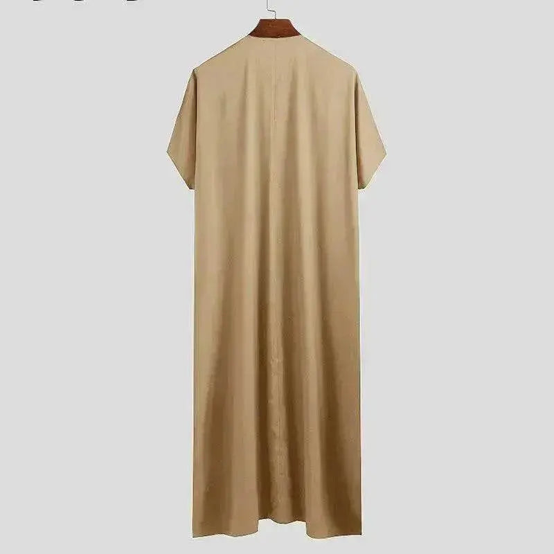 Fashionable and Elegant Tuxedo Malaysian Man Shirt Arab Robe Moroccan Men's Jalabiya - EX-STOCK Canada