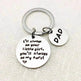 Father's Day I'll Always Be Your Little Girl Stainless Steel Keychain - EX-STOCK Canada