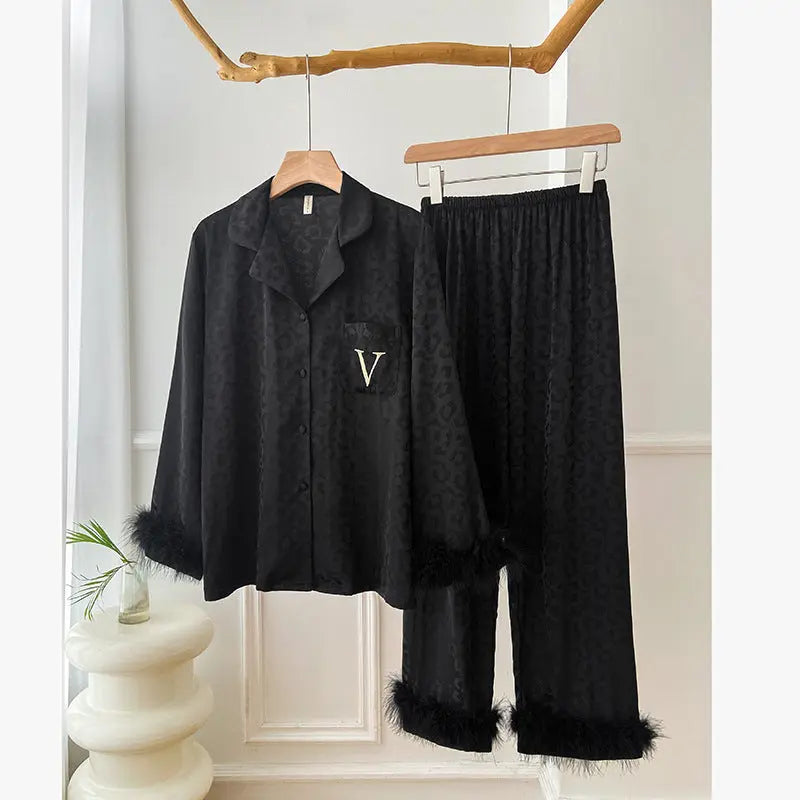 Feather Model Loose Pajamas For Women - EX-STOCK Canada