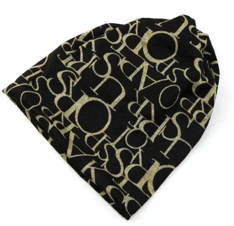 Female's Cotton Letter turban confinement fashion hat - EX-STOCK Canada