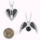 Female's Love Angel Wings Necklace - EX-STOCK Canada