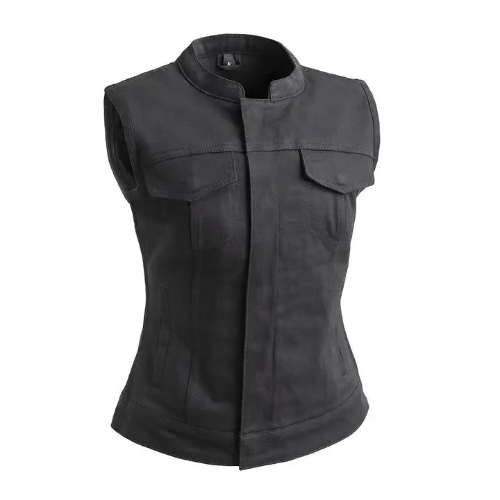 Veste en sergé pour femme Lexy Motorcycle de First MFG Co.EX-STOCK Canada 