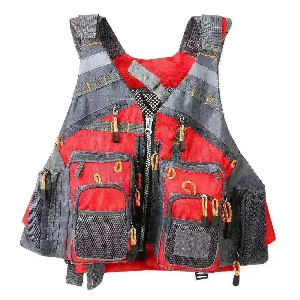 Fishing Outdoor Sport Flying Men Respiratory Jacket Safety Vest Survival Utility Vest - EX-STOCK CANADA