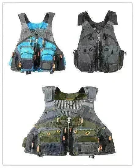 Fishing Outdoor Sport Flying Men Respiratory Jacket Safety Vest Survival Utility Vest - EX-STOCK CANADA