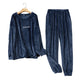 Flannel Pajamas Sets Winter Home Clothes For Women Men Sleepwear Couple - EX-STOCK Canada