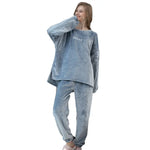Flannel Pajamas Sets Winter Home Clothes For Women Men Sleepwear Couple - EX-STOCK Canada