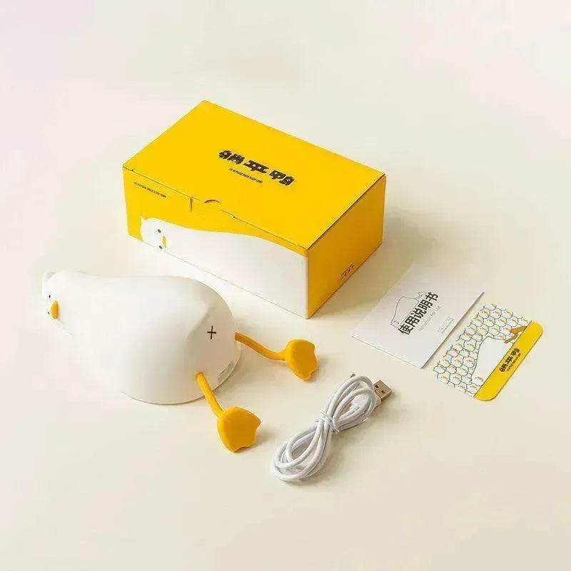Flat Duck Silicone Night Light Children's Bedside Lamp - EX-STOCK Canada