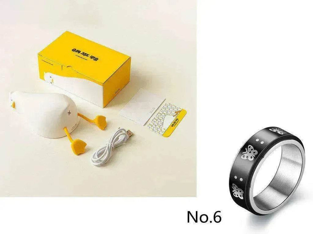 Flat Duck Silicone Night Light Children's Bedside Lamp - EX-STOCK Canada