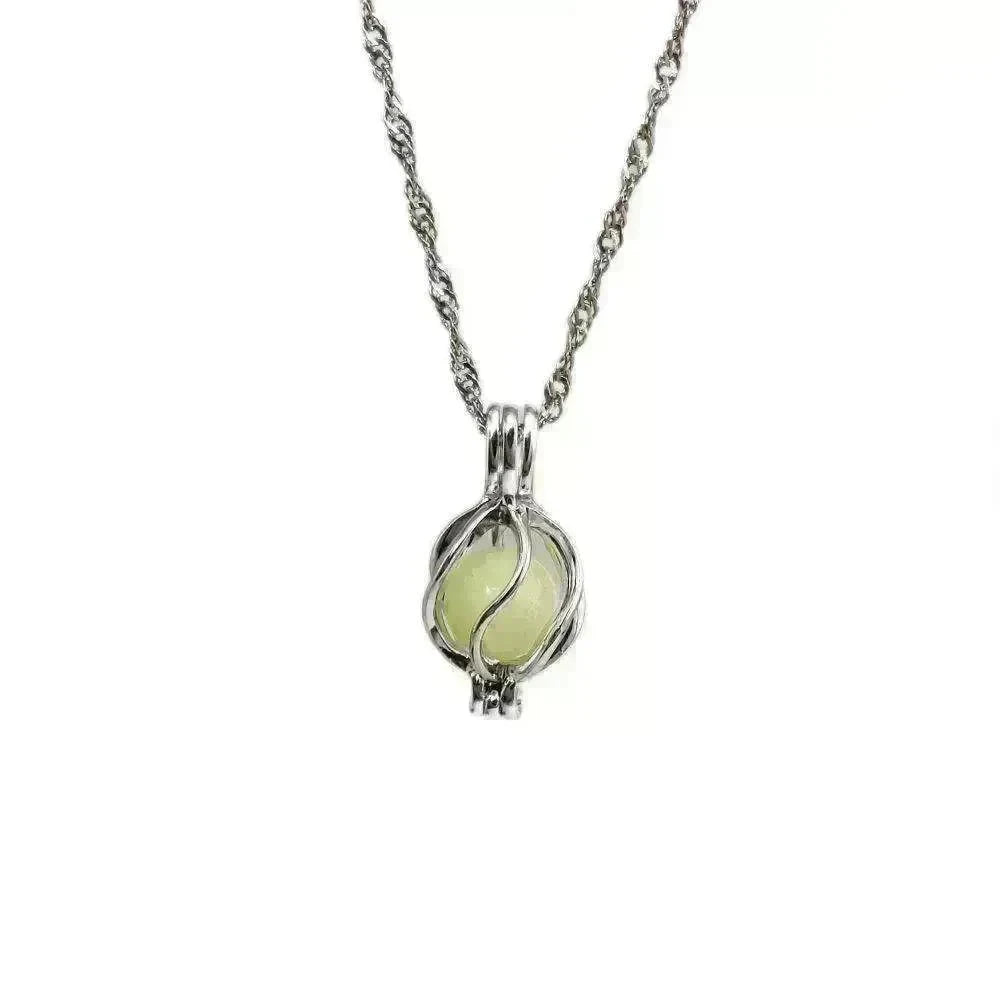 Fluorescent Stone Three-dimensional Planet Noctilucent Necklace - EX-STOCK CANADA