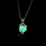 Fluorescent Stone Three-dimensional Planet Noctilucent Necklace - EX-STOCK CANADA