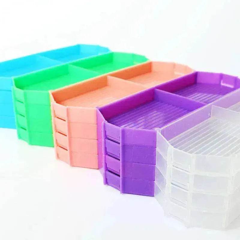 Folding Square Diamond Round shape Tray Tool Box - EX-STOCK Canada