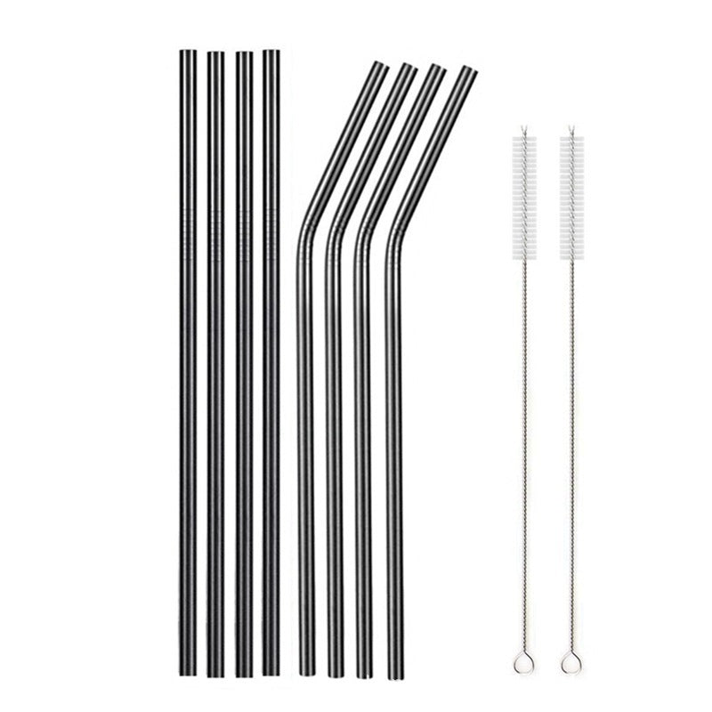Food Grade 304 Stainless Steel Color Metal Straws EX-STOCK Canada 