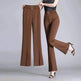 Formal Office Work High-Waisted Wide-Leg trouser Pants for Women - EX-STOCK Canada