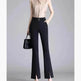 Formal Office Work High-Waisted Wide-Leg trouser Pants for Women - EX-STOCK Canada