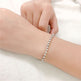 2.5mm Single Row Full Diamond Crystal Bracelet Round Zircon Tennis Hip Hop EX-STOCK Canada 