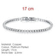 2.5mm Single Row Full Diamond Crystal Bracelet Round Zircon Tennis Hip Hop EX-STOCK Canada 