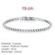 2.5mm Single Row Full Diamond Crystal Bracelet Round Zircon Tennis Hip Hop EX-STOCK Canada 