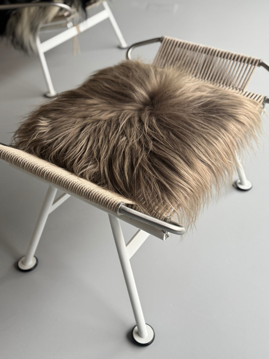 Taupe Icelandic Sheepskin Chair Pad EX-STOCK Canada 
