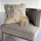 Mélange Sheepskin Pillow, straight wool 