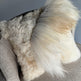 Mélange Sheepskin Pillow, straight wool 