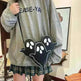 Funny 3D Ghost Cartoon Shoulder Bag: Cute Halloween Crossbody - EX-STOCK CANADA