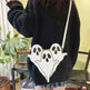 Funny 3D Ghost Cartoon Shoulder Bag: Cute Halloween Crossbody - EX-STOCK CANADA