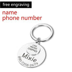 Funny Personalized POD Collar Pet ID Tag Keychain - EX-STOCK Canada