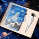 Galaxy Dream Coloring Page Notebook Cute Cartoon Astronaut - EX-STOCK Canada
