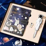 Galaxy Dream Coloring Page Notebook Cute Cartoon Astronaut - EX-STOCK Canada