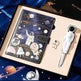 Galaxy Dream Coloring Page Notebook Cute Cartoon Astronaut - EX-STOCK Canada