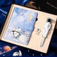 Galaxy Dream Coloring Page Notebook Cute Cartoon Astronaut - EX-STOCK Canada