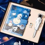 Galaxy Dream Coloring Page Notebook Cute Cartoon Astronaut - EX-STOCK Canada