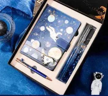 Galaxy Dream Coloring Page Notebook Cute Cartoon Astronaut - EX-STOCK Canada
