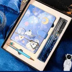 Galaxy Dream Coloring Page Notebook Cute Cartoon Astronaut - EX-STOCK Canada
