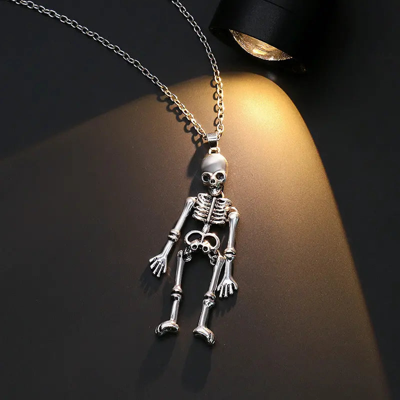 Ghost Festival Ghost Skull Bat Pumpkin Head Pendant Necklace - EX-STOCK Canada