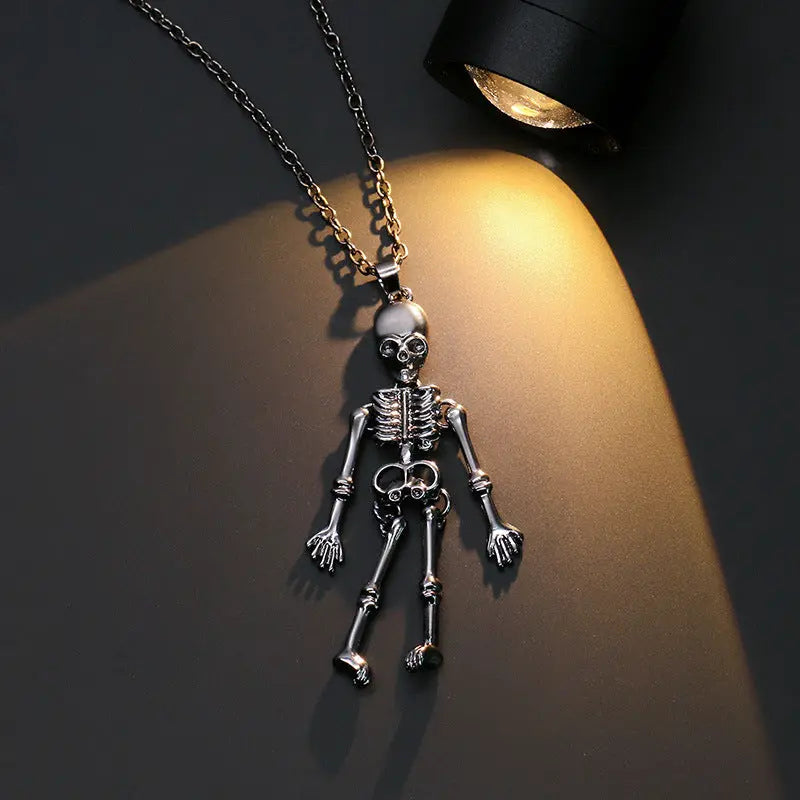 Ghost Festival Ghost Skull Bat Pumpkin Head Pendant Necklace - EX-STOCK Canada