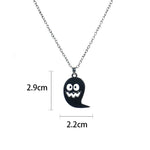 Ghost Festival Ghost Skull Bat Pumpkin Head Pendant Necklace - EX-STOCK Canada