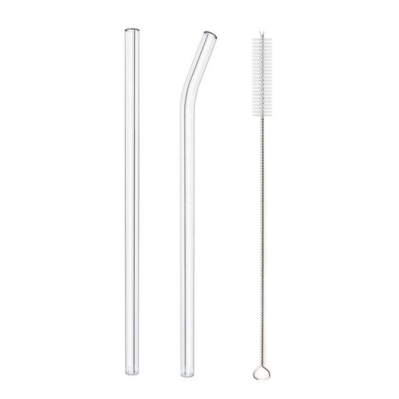 Glass Straws, Pearl Milk Tea Coarse Drinking Straws, Non-disposable Transparent Water Cups, Long Straws EX-STOCK Canada 